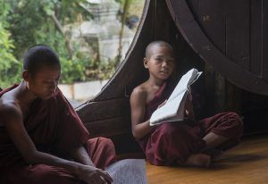 Fotografía monasterio budista Myanmar