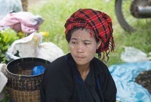 Mujer campesina Myanmar